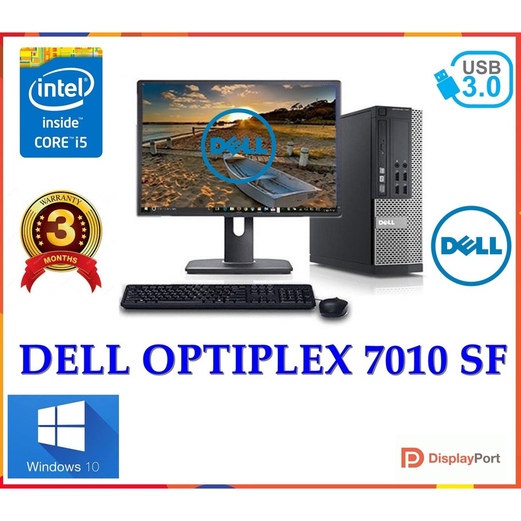 COMPUTER คอมพิวเตอร์ DELL OPTIPLEX 7010 CORE I5 สเปคแรง (มีการ์ดจอแยก)  ครบชุด ราคาถูก Windows แท้ - prasitthip - ThaiPick