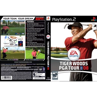 แผ่นเกมส์ PS2 Tiger Woods PGA Tour 08   คุณภาพ ส่งไว (DVD)