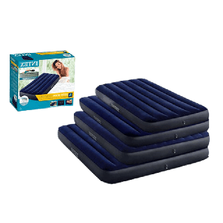 ที่นอนเป่าลม INTEX Classic Downy Airbed ที่นอน ที่นอนปิคนิค เบาะรองนอน เบาะลม ที่นอน 2.5 3.5 4.5 5 6 ฟุต ที่นอนสูบลม