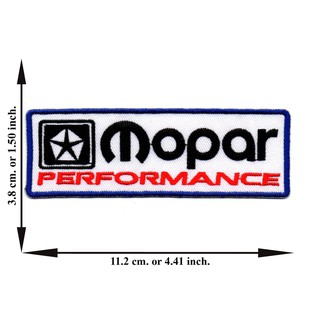 ตัดรีด ตัวรีดติดเสื้อ อาร์มปัก ติดเสื้อปัก ปักเสื้อ DIYลาย MOPAR PERFORMANCE2