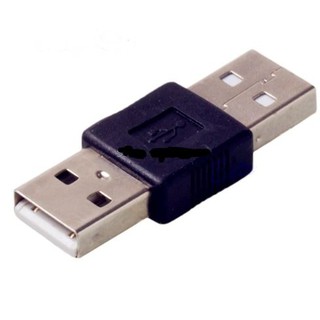 ตัวทด แจ๊คทด ปลั๊กทด ทดกลาง ตัวแปลง อแดปเตอร์ USB ผู้ ผู้ ( USB 2.0 Male To Male Adapter Converter Connector Changer )