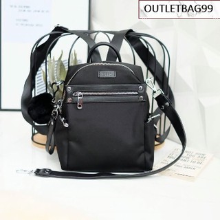 กระเป๋าKEEP   รุ่น Kate backpack ใบนี้ มีสายสั้นหนังสำหรับสะพายไหล่ให้ด้วย