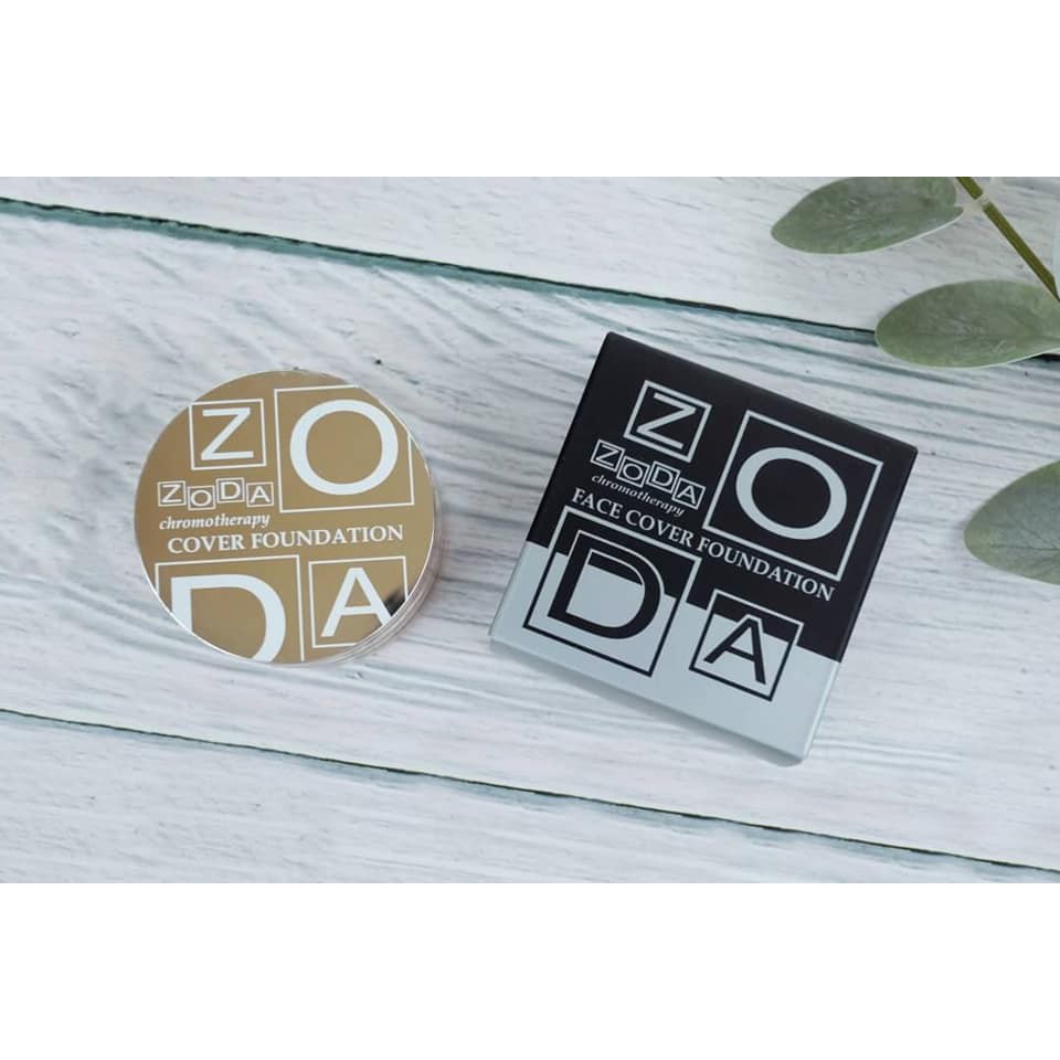 ZODA FACE COVER FOUNDATION โซดา เฟส คัฟเวอร์ เฟาว์เดชั่น รองพื้น แบบตลับ