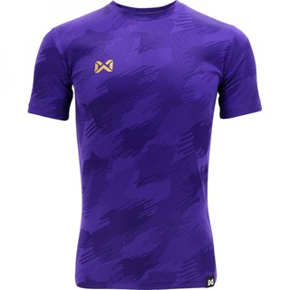 WARRIX SPORTS 	เสื้อฟุตบอลทอลาย WA-1567 (VV ม่วง)