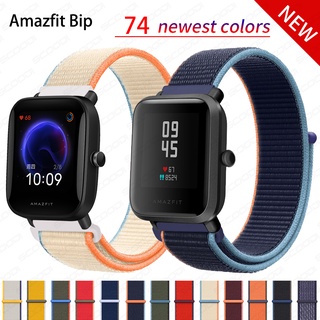 สายนาฬิกาข้อมือไนล่อน สําหรับ Huami Amazfit bip Bit Youth Lite 1S bip 3 bip u pro bip s