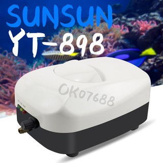 Sunsun YT-898 AC-DC คู่ใช้ Sensen ปั๊มออกซิเจนออกซิเจนปั๊มตกปลาปลารถตู้ปลาพิเศษปั๊มออกซิเจนแบบพกพา