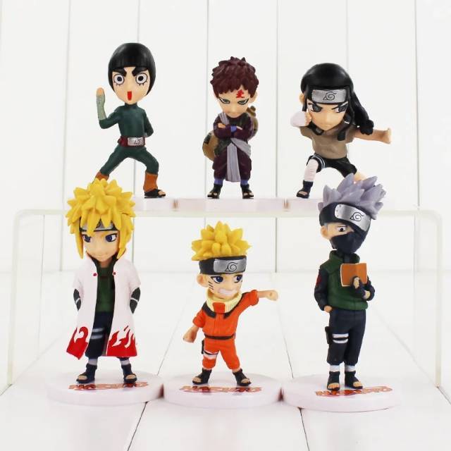 Action Figure Naruto Kakashi Gaara มินาโตะ Neji Rock Lee