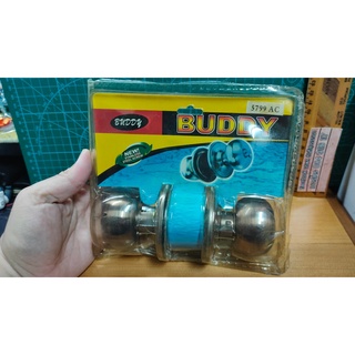 ลูกบิดประตู ลูกบิดสแตนเลส ลูกบิดประตูห้องนอน สีชา ยี่ห้อ บัดดี้ BUDDY