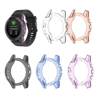 【พร้อมส่ง】เคสนาฬิกาข้อมือ Tpu แบบนิ่ม ป้องกันหน้าจอ สําหรับ Garmin Fenix 5 5Plus