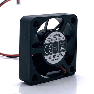 3D Printer Printing Parts 4010 DC 24V 0.1A Silent Mute Brushless Axial Cooling Fan 40mmX40mmX10mm 4cm Oil Bearing For En