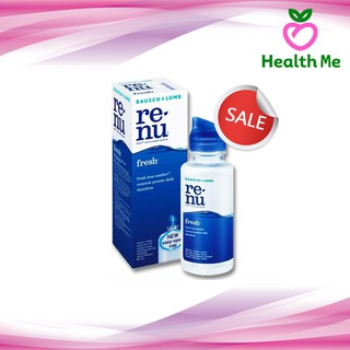 BAUSCH&amp;LOMB Renu Fresh 60ML ผลิตภัณฑ์ทำความสะอาดคอนแทคเลนส์ รีนิว เฟรช 60ML