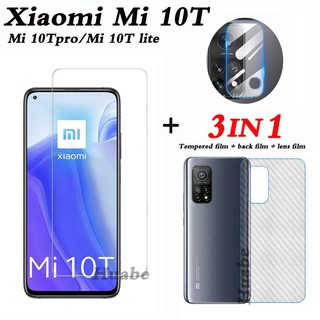 ฟิล์มกระจกนิรภัยกันรอยหน้าจอ Hd และกล้อง สําหรับ Xiaomi Mi10Tpro Redmi 9S Redmi 9C