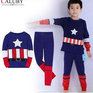 ชุดเสื้อกางเกง Captain America สินค้าเด็กคุณภาพจาก IdeaKidShop