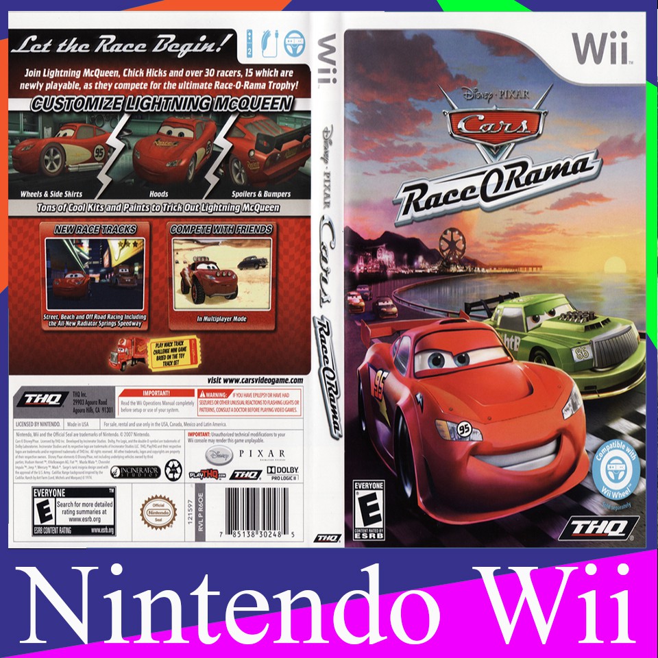 cars the video game wii