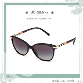 แว่นกันแดด Burberry รุ่น BE4216F 30018G SIZE 57 MM.