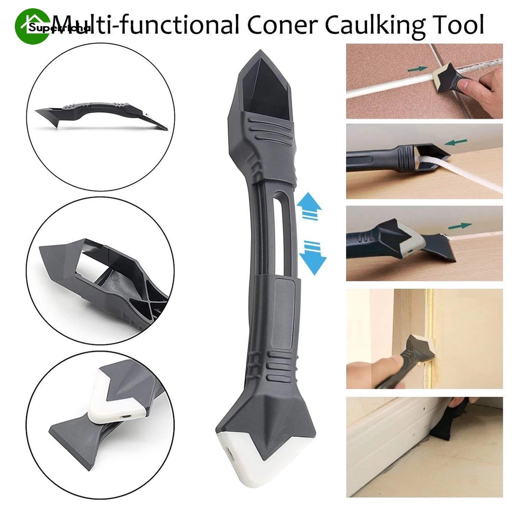 5 In 1 ซิลิโคน มีดโกน ชุดเครื่องมือถอดเรียบ / กาว เสร็จสิ้น ชุดยาแนวเรียบ / ชุดเครื่องมือแม่พิมพ์ กําจัดพื้น