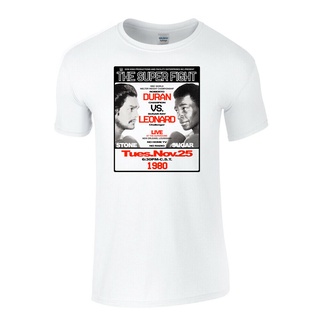 เสื้อยืด พิมพ์ลาย Roberto Duran V Sugar Ray Leonard พรีเมี่ยม สําหรับผู้ชาย ฝึกซ้อมมวย