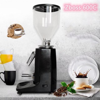 เครื่องบดกาแฟ Zboss 600C ของอิตาลีสำหรับใช้ในครัวเรือนและเชิงพาณิชย์เครื่องบดเมล็ดกาแฟมืออาชีพที่สามารถปรับความหนาได้