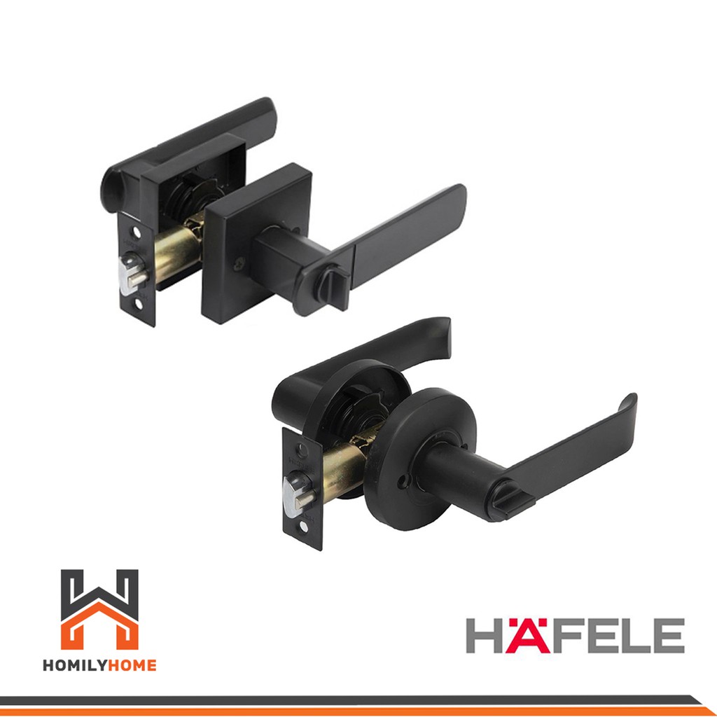 HAFELE ลูกบิดก้านโยก สีดำ 489.10.733 489.10.741 489.10.737 489.10.745 มือจับก้านโยก ทั่วไป ห้องน้ำ