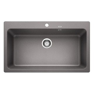 Embedded sink SINK BUILT 1BOWL BLANCO NAYA XL 9 495.39.377 ALU METALLIC Sink device Kitchen equipment อ่างล้างจานฝัง ซิง