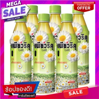 เพียวริคุ ชาขาวพร้อมดื่ม รสเก๊กฮวยขาว 350 มล. แพ็ค 6 ขวด Puriku White Tea Chrysanthemum 350 ml x 6