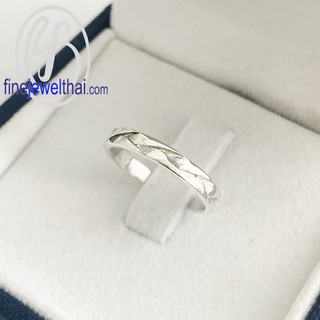 Finejewelthai แหวนเงิน-เงินแท้-แหวนเกลี้ยง-แหวนหมั้น-แหวนแต่งงาน/ Silver-Ring-Wedding - R127700