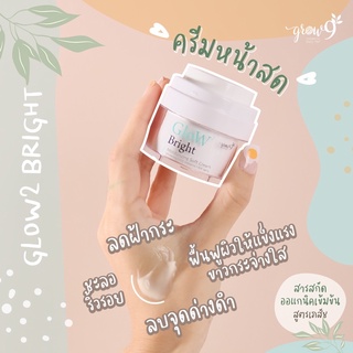 (ส่งฟรี❗️ล็อตใหม่) Grow2bright ครีมออแกนิค ลดฝ้ากระ