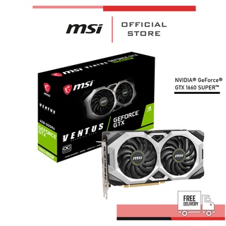 MSI VGA การ์ดจอ GRAPHICS CARDS GeForce GTX 1660 SUPER VENTUS XS OC (MSIVGA166S VEN XS OC)