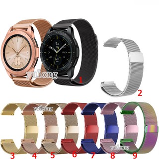 Milanese สายนาฬิกาข้อมือ สําหรับ Samsung Galaxy watch 3 41 มม. 45 มม. watch 42 มม. 46 มม. watch4 classic Active 2 40 มม. 44 มม. watch 4 5 Gear S3