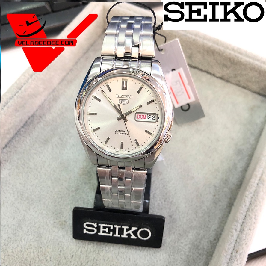 Veladeedee นาฬิกา Seiko 5 Sport Automatic นาฬิกาข้อมือผู้ชาย สายสแตนเลส รุ่น SNK355K1 ของแท้รับประกัน 1 ปี