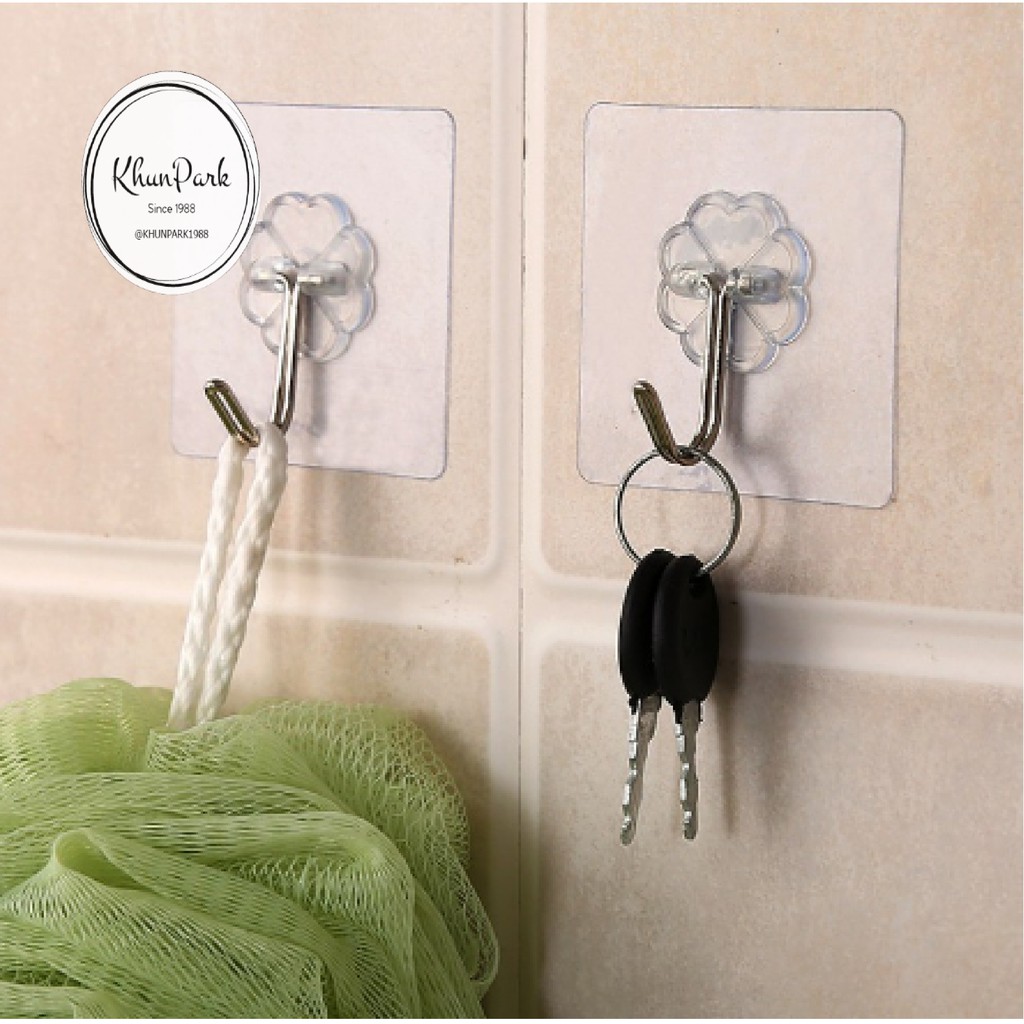 ตะขอติดผนัง ตะขอพลังช้าง แท้100%  ตะขอแขวน ตะขอ ที่ติดฝาผนัง ตะขอ ตะขอแขวนติดผนัง ไม่ต้องเจาะ kp99