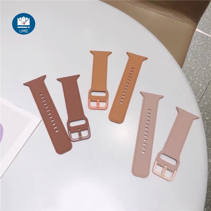 2 ชเลคลีฟ ยาง ใช้ได้กับ for smart watch series10 9 8 7 6 SE 5 4 3 2 1  สายนาฬิกา ขนาด 38/41/42/40/44/45/46/49 มม strap
