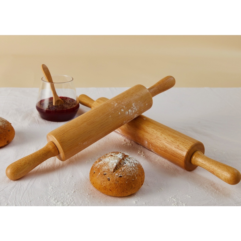 BILLI DESIGN [ROLLING PIN] ไม้นวดเเป้งไม้ยางพารา-ไม้จามจุรี