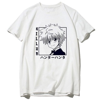 เสื้อยืด พิมพ์ลายกราฟิกการ์ตูนอนิเมะ Hunter X Hunter สไตล์ญี่ปุ่น ฮาราจูกุ สําหรับผู้ชาย และผู้หญิง