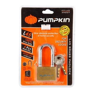 กุญแจแขวน คอยาว 45 มม. พัมคินPadlock for hanging neck, 45 mm long, Pumpkin