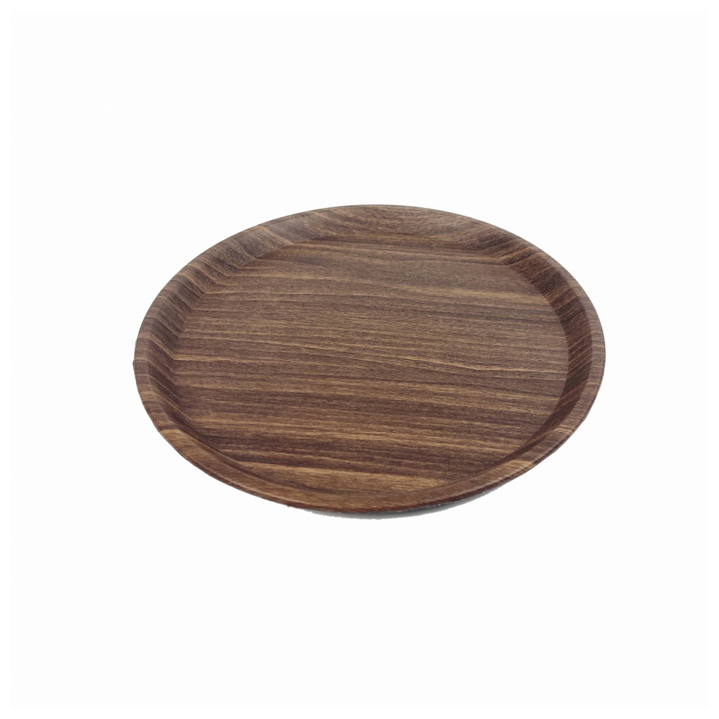 GlobalHouse NIBIRU ถาดเสริฟพลาสติกทรงกลม 35x2ซม. BROO-PP สินค้าของแท้คุณภาพดี