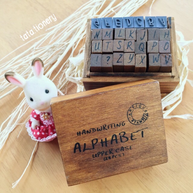 Antique Alphabet Stamp Set🍂