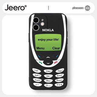 Jeero เคสไอโฟน เคสซิลิโคนนุ่มขอบเหลี่ยมกันกระแทกน่ารักตลก เค…