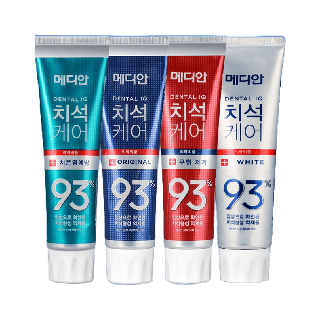 MEDIAN DENTAL IQ 93%ยาสีฟันเกาหลี120g ของแท้ ฟันขาว ลดกลิ่นปาก ดีเยี่ยม Made in Korea Toothpaste(213)