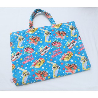 Tomica Handbag size 15" x 11" สีฟ้าเข้ม มือสอง ของแท้