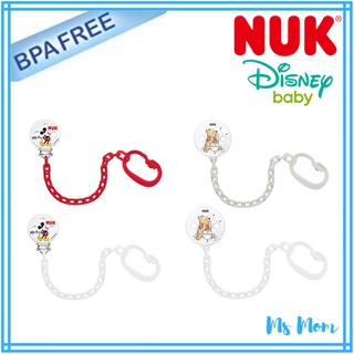 สายคล้องจุกหลอก Nuk ลายหมีพูห์ และ มิกกี้ (1 ชิ้น)