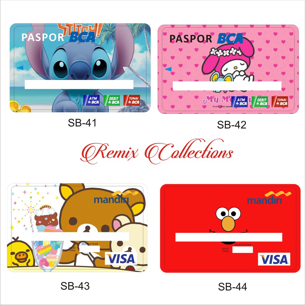 สติ๊กเกอร์ / Garskin / ATM Skin BCA & Mandiri