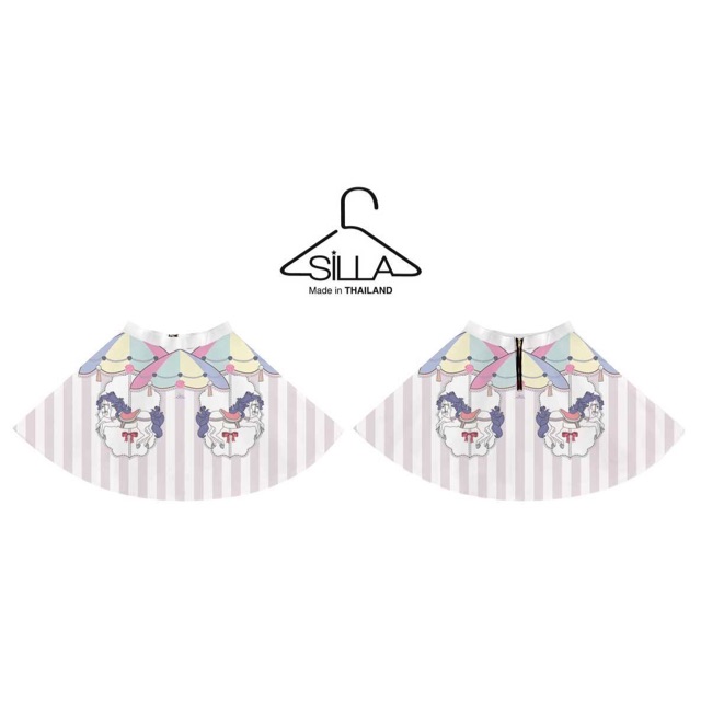 Silla กระโปรงสั้น ลายม้า