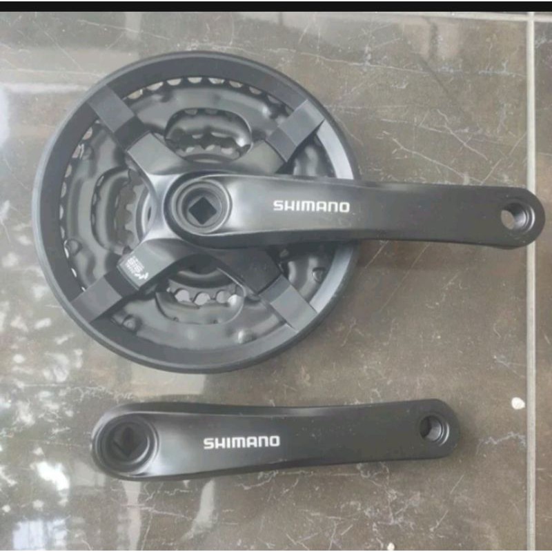เกียร์ข้อเหวี่ยงจักรยาน Shimano TY501 42T 3 สปีด