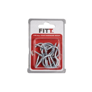 สกรูหัวห่วงตัวซี 1-1/2" 10ตัว | FITT | 8855952026880 สกรู, น๊อต อุปกรณ์ยึดติด ต่อเติมซ่อมแซมบ้าน สกรูหัวห่วงตัวซี 1-1/2"