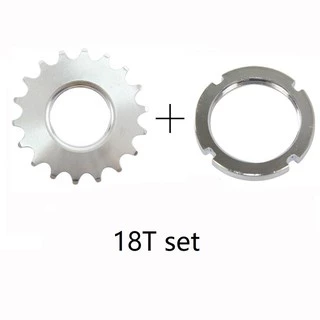 เฟืองหลังจักรยาน fix gear/single speed ขนาดฟัน 13T/14T/15T/16T/17T/18T พร้อมแหวนล็อคเฟือง