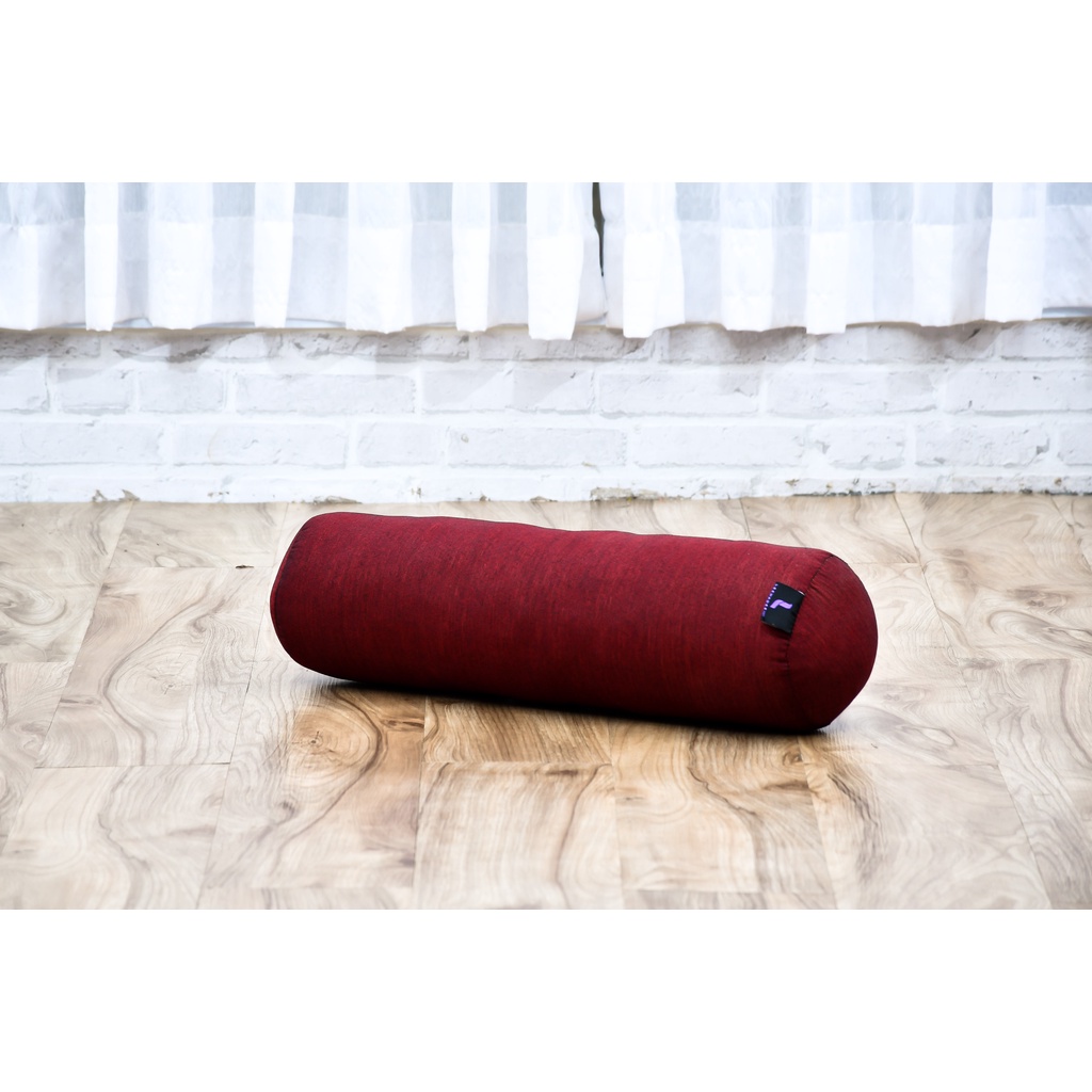 Vasora Yoga Bolster หมอนข้างโยคะ หมอนกายภาพแบบพกพา ขนาด 20 x 6 x 6 นิ้ว