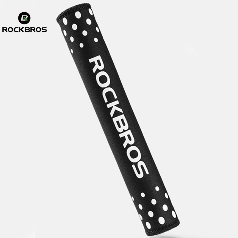 【TH Delivery】ROCKBROS ปลอกกันรอยโซ่จักรยาน สีดำ 1 ชิ้น