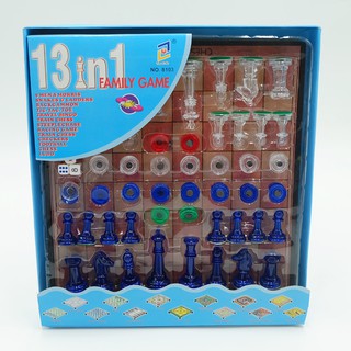 [พร้องส่ง] 13 in 1 เกมหมากรุก หมากฮอต รหัส B-034