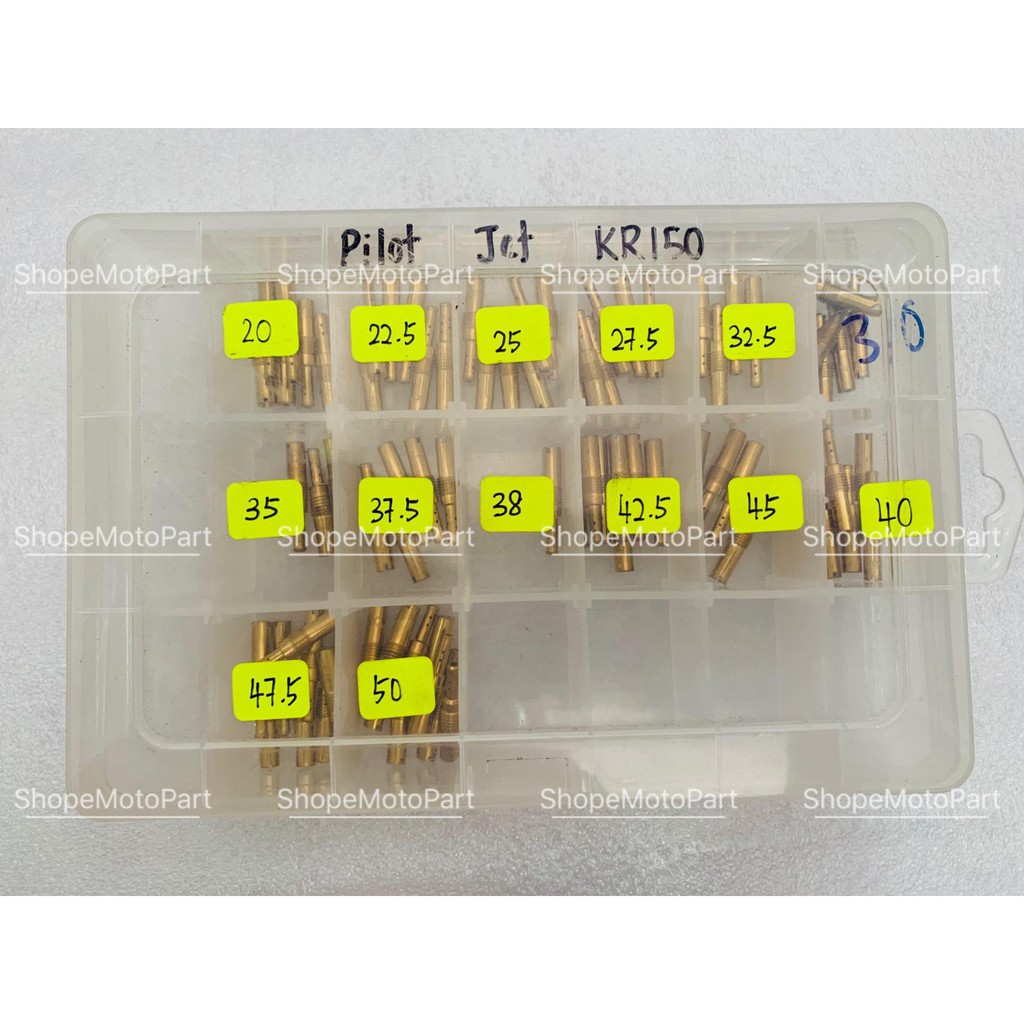 PILOT JET PILOTJET PJ สําหรับโปสเตอร์ CARB PWK POWERJET NSR KR150 UMA LC135 135LC LC 135 EGO POWER (